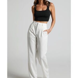 Chic White Women's Trousers
